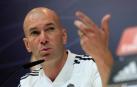 El entrenador francés del Real Madrid Zinedine Zidane.