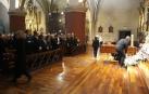 Multitudinaria despedida en el funeral del ex presidente Juan Manuel Arza en Estella
