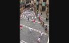 Vídeo del encierro simulado en Pamplona por la película Line Walker II