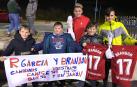 Brandon se ganó un jamón al regalar su camiseta a unos aficionados