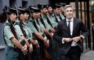 El ministro del Interior, Fernando Grande-Marlaska, a su llegada a los actos conmemorativos por el 30 aniversario del ingreso de la mujer en la Guardia Civil