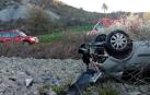 Un herido grave en un accidente de tráfico en la NA-150