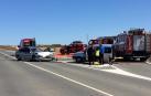 Dos heridos en un accidente de tráfico en la NA-115, en el cruce de Falces