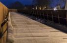 Las placas de la pasarela se retiraron sin autorización de Patrimonio