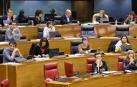 Pleno del Parlamento de Navarra en el que se ha aprobado la actualización del Fuero Nuevo.