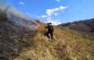 Quemas no autorizadas provocan cinco incendios en el norte navarro