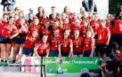 Las navarras Jaurena y Brust, campeonas de Europa con las 'Leonas'