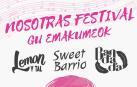 Cartel del festival Nosotras, en la sala Indara.