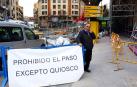 Las obras 'fagocitan' al quiosquero de la avenida de San Ignacio