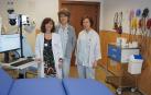Las responsables de la Unidad de Pruebas de Neurofisiología de Tudela