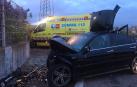 Cuatro jóvenes heridos graves en un accidente de tráfico en Madrid