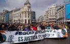 Policías y guardias civiles se manifiestan en Madrid por la equiparación "real"