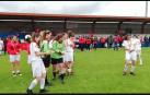 Celebración de las jugadoras de Navarra sub17 tras quedar subcampeonas