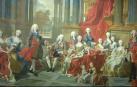 Descanso y aseo de los Borbones entre obras de arte en El Prado