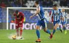 Rubén García, en el partido de ida ante el Dépor.