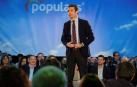El presidente del PP, Pablo Casado, clausura un acto en Ibiza.