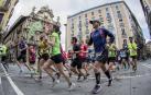 Una carrera por relevos, novedad en la Media de Pamplona