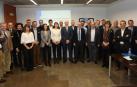 De izda. a dcha.: Liborio Oficialdegui (Granja los Alecos), Álvaro Miranda (Mancomunidad Comarca de Pamplona), Arturo Resano (Volkswagen Navarra), Cristina Lecumberri (Alinar), Aida Loperena (AVIR Smart Comfort), Félix Guindulain (Jofemar), Javier Vidorreta (Vidorreta Design), Jesús Pérez-Llano (TedCas), Itziar Maestrojuan (Anteral), Roberto Sabalza (Siemens Gamesa), Marta Díez (TedCas), Jon Asín (BeePlanet), Carlos Fernández Valdivielso (CEN), Agustín Idareta (BeePlanet), Juan Miguel Floristán (Florette), Jorge Labarta (Quant), Juan José Suárez (Azkoyen), Joseba Martikorena (Martiko), José Ignacio Pérez de Albéniz (ARPA Abogados y Consultores), Alfredo Arbeloa (Grupo AN), Alicia López de Ocáriz (CINFA), Alfonso Antoñanzas (Exkal), David Iranzo (GM Global Solutions), Fernando Armendáriz (Arpa Abogados y Consultores) y José Luis Larríu (CaixaBank).
