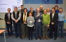 Representantes del Patronato de NAITEC. En el centro Manu Ayerdi (presidente del Patronato) y, a su derecha, Estibalitz Erauzquin (directora general de NAITEC).
