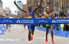 Épico final al esprint en la Maratón de Boston