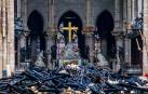 Imágenes del incendio en la catedral Notre Dame de París.
