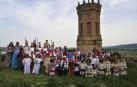 Las calles de Peralta acogieron por cuarta vez la representación de la Pasión de Cristo, protagonizada por los niños de la localidad.