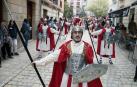 Alrededor de 80 personas escenificaron este miércoles en Tudela la Pasión de Jesús.