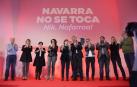 Barkos defiende a Geroa Bai como "el voto fiable para la defensa de Navarra"