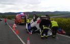Una persona herida en un accidente entre Acedo y Mués