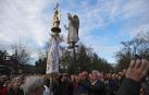 La efigie de San Miguel de Aralar recorrerá 80 puntos en Pamplona