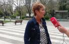 La cabeza de lista de EH Bildu al Congreso por Navarra, Bel Pozueta