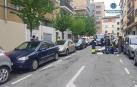 La mujer atropellada fue trasladada en ambulancia tras el accidente