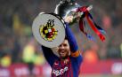 Messi hace al Barcelona campeón de Liga