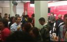 Celebración en la sede del PSN tras las elecciones del 28 de abril