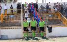 En Tudela, fútbol en un estadio en riesgo de derrumbe