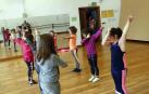 Fotos de los alumnos de la clase de danza tradicional de la Escuela de Música de Alsasua