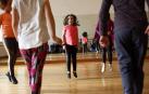 Fotos de los alumnos de la clase de danza tradicional de la Escuela de Música de Alsasua