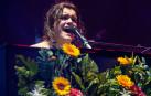 La cantante Amaia Romero durante su actuación en el Warm Up Festival 2019 en Murcia.