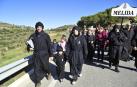 Ujué fue escenario este domingo de su segunda romería en afluencia de cada año y, para antes de las ocho de la mañana,Figarol, Carcastillo, Mélida y Olite, se acercaban ya a la zona del crucero, primero para darle la bienvenida y además para coger fuerzas después del camino hacia la Virgen de Ujué.