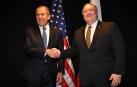 Los jefes de las diplomacias de Rusia y Estados Unidos, Serguéi Lavrov y Mike Pompeo.