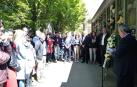 Representantes políticos, familiares y ciudadanos homenajean a Tomás Caballero