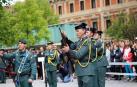 Autoridades civiles y miembros  de las Fuerzas y Cuerpos de Seguridad del Estado han participado este martes en Pamplona en un homenaje de la Guardia Civil a las víctimas del terrorismo en Navarra.