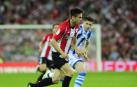 Susaeta, en un partido contra la Real Sociedad.