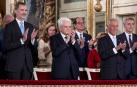 El himno de España con la letra de Pemán se cuela en un acto del rey en Italia