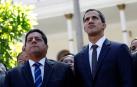 Edgar Zambrano, junto a Juan Guaidó.