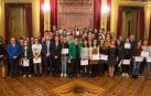 Los participantes del programa 'Jakin-mina' reciben sus displomas