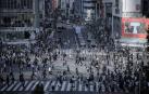 Una calle céntrica de Tokio.