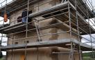 La restauración de la torre Beratxa de Tafalla encara su recta final