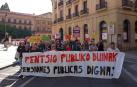Manifestación en Pamplona para reivindicar unas pensiones públicas dignas