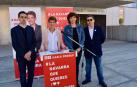 María Chivite, en un acto electoral del PSN en Sarriguren
